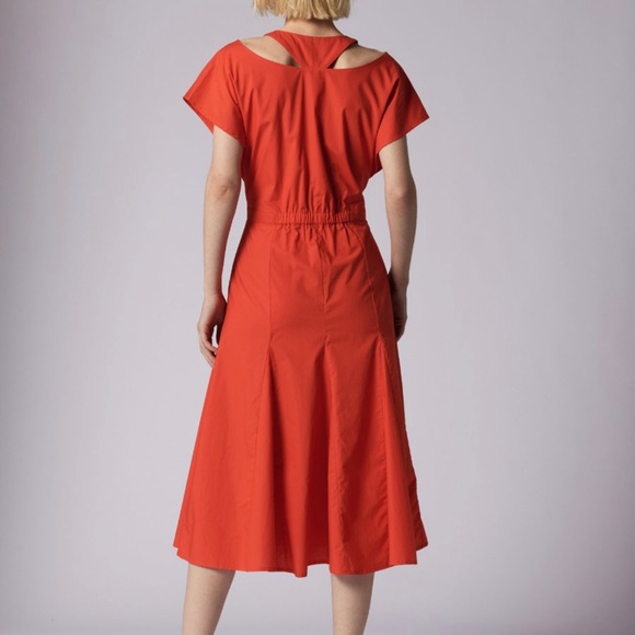 EQUIPMENT DORIANE MIDI COTTON DRESS - Picture 3 of 3